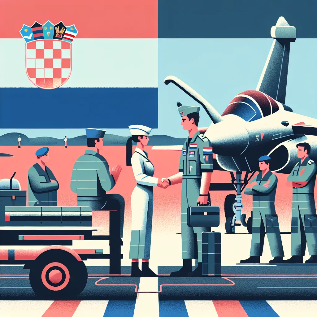 Croatian and French Air Forces Conduct Joint Rafale Drills