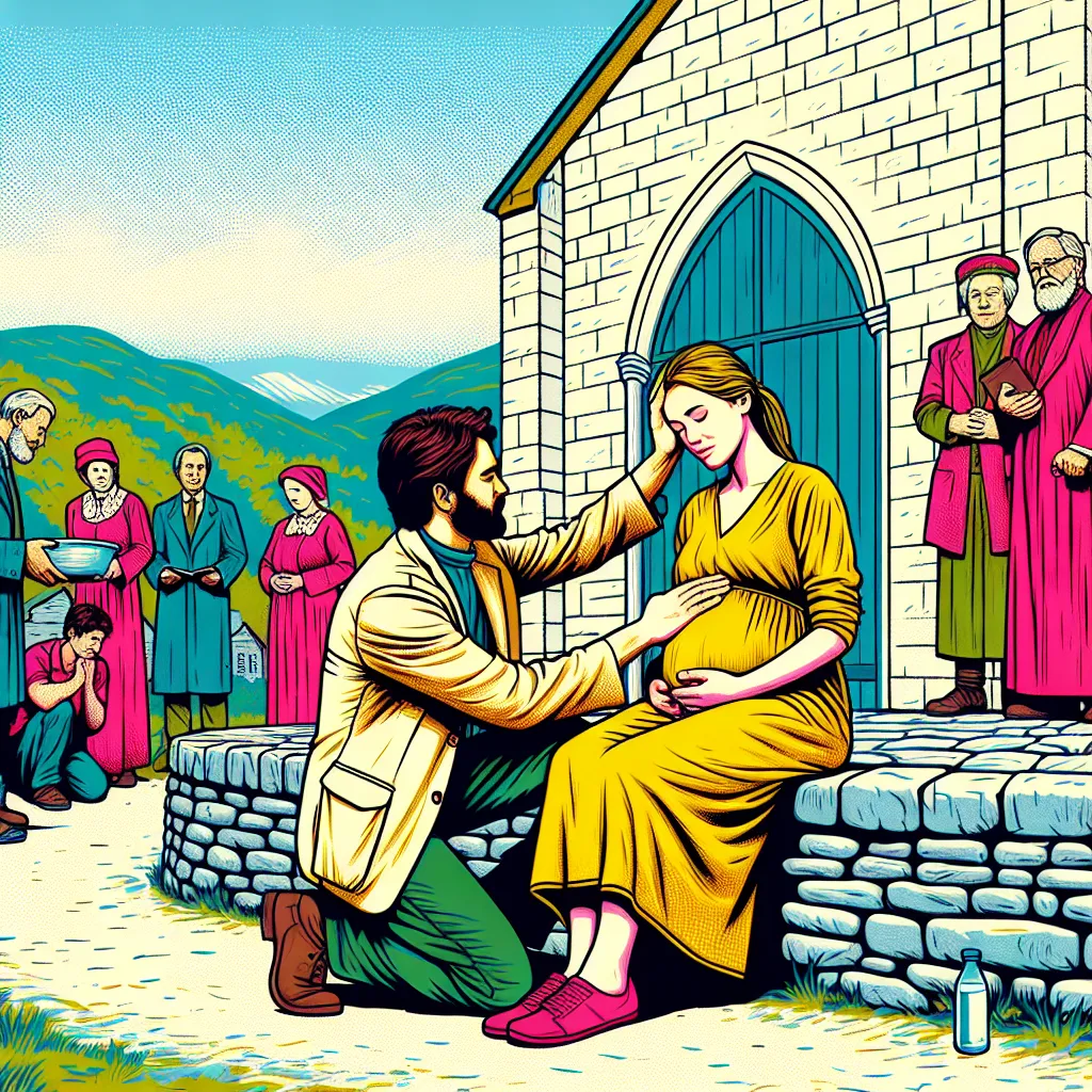 Dragan Primorac Assists Fainting Pregnant Woman at Mass
