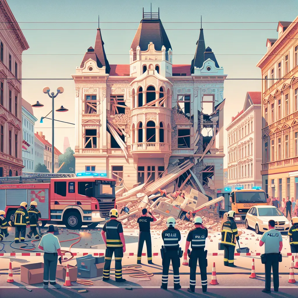 Facade Collapse in Central Zagreb Leaves No Injuries